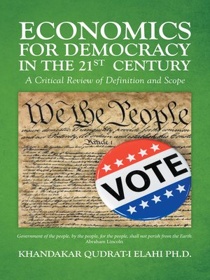 cover image of Economics for Democracy in the 21st Century